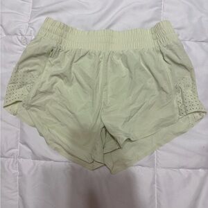Women's Light Green Shorts